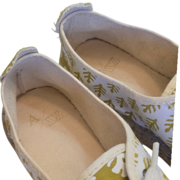 Ochre ANTHROPOLOGIE SZ Blockprint Dapohne Jute Sneaker sz 39/ 8.5 - Picture 9 of 11